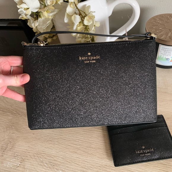 Kate Spade ♠️ Small Crossbody/Matching Cardholder - Picture 2 of 4